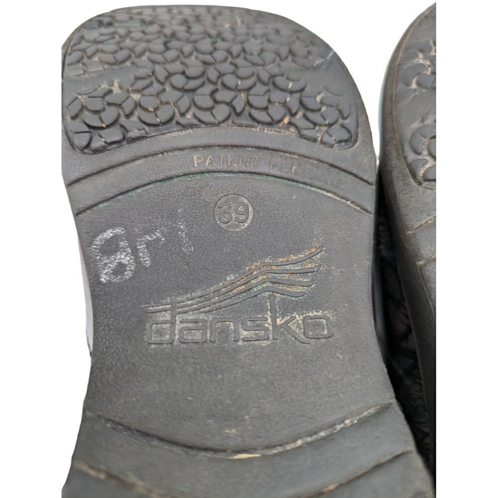 Dansko Professional Metallic Embossed Workwear Clogs Size 9 - Picture 5 of 8